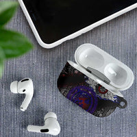 Fenrir Wolf Viking AirPods Case with Vegvisir Runes and Red Circle Norse Legend Tribute - Wonder Print Shop