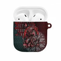 Viking Warrior AirPods Case with Runes and Blood Battle Scene Norse Valor Tribute - Wonder Print Shop