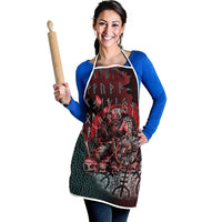Viking Warrior Apron with Runes and Blood Battle Scene Norse Valor Tribute - Wonder Print Shop