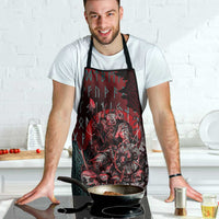 Viking Warrior Apron with Runes and Blood Battle Scene Norse Valor Tribute - Wonder Print Shop