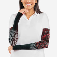 Viking Warrior Arm Sleeves with Runes and Blood Battle Scene Norse Valor Tribute - Wonder Print Shop