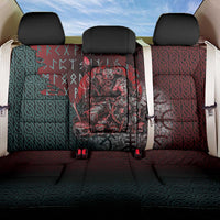 Viking Warrior Back Car Seat Cover with Runes and Blood Battle Scene Norse Valor Tribute - Wonder Print Shop