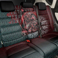 Viking Warrior Back Car Seat Cover with Runes and Blood Battle Scene Norse Valor Tribute - Wonder Print Shop