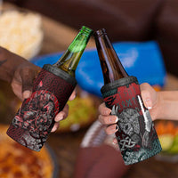 Viking Warrior 4 in 1 Can Cooler Tumbler with Runes and Blood Battle Scene Norse Valor Tribute - Wonder Print Shop