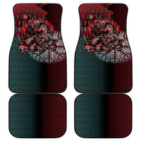 Viking Warrior Car Mats with Runes and Blood Battle Scene Norse Valor Tribute - Wonder Print Shop