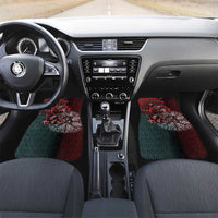 Viking Warrior Car Mats with Runes and Blood Battle Scene Norse Valor Tribute - Wonder Print Shop