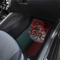 Viking Warrior Car Mats with Runes and Blood Battle Scene Norse Valor Tribute - Wonder Print Shop