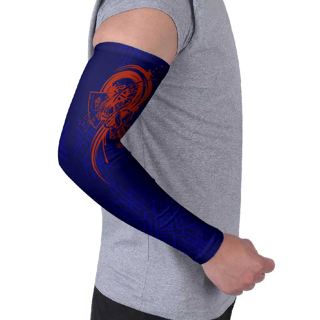 Valhalla Warrior Viking Arm Sleeves with Axes and Norse Symbols Norse Mythology Tribute - Wonder Print Shop