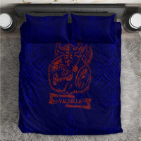 Valhalla Warrior Viking Bedding Set with Axes and Norse Symbols Norse Mythology Tribute - Wonder Print Shop