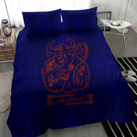 Valhalla Warrior Viking Bedding Set with Axes and Norse Symbols Norse Mythology Tribute - Wonder Print Shop