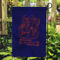 Valhalla Warrior Viking Garden Flag with Axes and Norse Symbols Norse Mythology Tribute - Wonder Print Shop