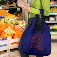 Valhalla Warrior Viking Grocery Bag with Axes and Norse Symbols Norse Mythology Tribute - Wonder Print Shop
