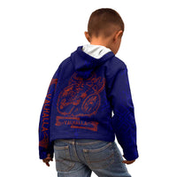 Valhalla Warrior Viking Kid Hoodie with Axes and Norse Symbols Norse Mythology Tribute - Wonder Print Shop