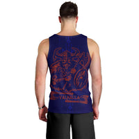 Valhalla Warrior Viking Men Tank Top with Axes and Norse Symbols Norse Mythology Tribute - Wonder Print Shop