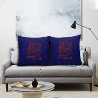 Valhalla Warrior Viking Pillow Cover with Axes and Norse Symbols Norse Mythology Tribute - Wonder Print Shop
