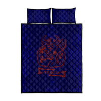 Valhalla Warrior Viking Quilt Bed Set with Axes and Norse Symbols Norse Mythology Tribute - Wonder Print Shop