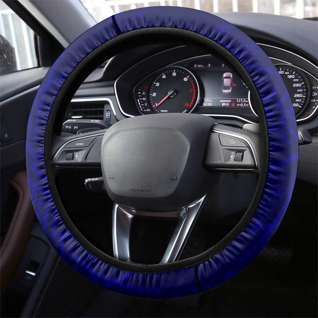 Valhalla Warrior Viking Steering Wheel Cover with Axes and Norse Symbols Norse Mythology Tribute - Wonder Print Shop