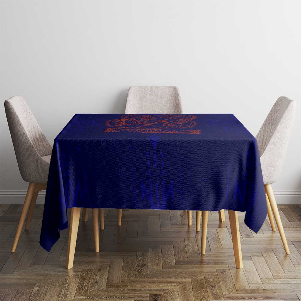 Valhalla Warrior Viking Tablecloth with Axes and Norse Symbols Norse Mythology Tribute - Wonder Print Shop