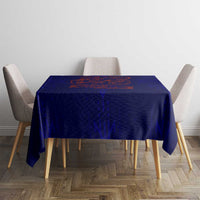 Valhalla Warrior Viking Tablecloth with Axes and Norse Symbols Norse Mythology Tribute - Wonder Print Shop