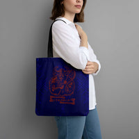 Valhalla Warrior Viking Tote Bag with Axes and Norse Symbols Norse Mythology Tribute - Wonder Print Shop