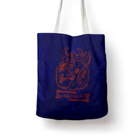 Valhalla Warrior Viking Tote Bag with Axes and Norse Symbols Norse Mythology Tribute - Wonder Print Shop