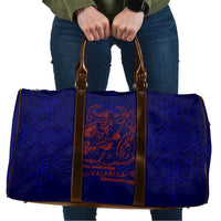 Valhalla Warrior Viking Travel Bag with Axes and Norse Symbols Norse Mythology Tribute - Wonder Print Shop