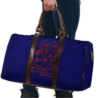 Valhalla Warrior Viking Travel Bag with Axes and Norse Symbols Norse Mythology Tribute - Wonder Print Shop