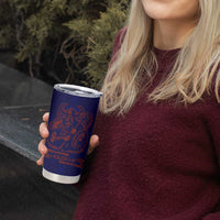 Valhalla Warrior Viking Tumbler Cup with Axes and Norse Symbols Norse Mythology Tribute - Wonder Print Shop
