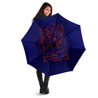 Valhalla Warrior Viking Umbrella with Axes and Norse Symbols Norse Mythology Tribute - Wonder Print Shop