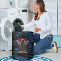 Odin Raven Viking Laundry Basket with Valknut and Runes Norse Mythology and Magic Tribute - Wonder Print Shop