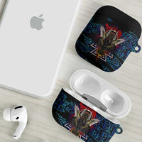 Odin Raven Viking AirPods Case with Valknut and Runes Norse Mythology and Magic Tribute - Wonder Print Shop
