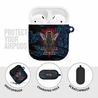 Odin Raven Viking AirPods Case with Valknut and Runes Norse Mythology and Magic Tribute - Wonder Print Shop