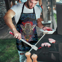 Odin Raven Viking Apron with Valknut and Runes Norse Mythology and Magic Tribute - Wonder Print Shop