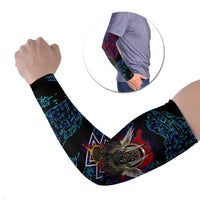 Odin Raven Viking Arm Sleeves with Valknut and Runes Norse Mythology and Magic Tribute - Wonder Print Shop