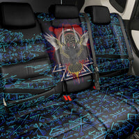 Odin Raven Viking Back Car Seat Cover with Valknut and Runes Norse Mythology and Magic Tribute - Wonder Print Shop