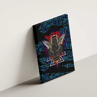 Odin Raven Viking Canvas Wall Art with Valknut and Runes Norse Mythology and Magic Tribute - Wonder Print Shop