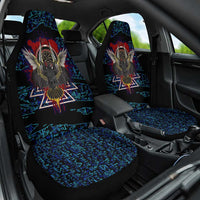 Odin Raven Viking Car Seat Cover with Valknut and Runes Norse Mythology and Magic Tribute - Wonder Print Shop