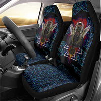 Odin Raven Viking Car Seat Cover with Valknut and Runes Norse Mythology and Magic Tribute - Wonder Print Shop