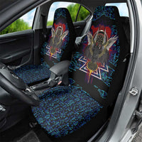 Odin Raven Viking Car Seat Cover with Valknut and Runes Norse Mythology and Magic Tribute - Wonder Print Shop
