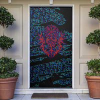 Odin Raven Viking Door Cover with Valknut and Runes Norse Mythology and Magic Tribute - Wonder Print Shop