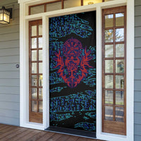 Odin Raven Viking Door Cover with Valknut and Runes Norse Mythology and Magic Tribute - Wonder Print Shop