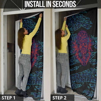 Odin Raven Viking Door Cover with Valknut and Runes Norse Mythology and Magic Tribute - Wonder Print Shop