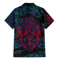 Odin Raven Viking Family Matching Mermaid Dress and Hawaiian Shirt with Valknut and Runes Norse Mythology and Magic Tribute - Wonder Print Shop