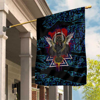 Odin Raven Viking Garden Flag with Valknut and Runes Norse Mythology and Magic Tribute - Wonder Print Shop