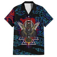 Odin Raven Viking Hawaiian Shirt with Valknut and Runes Norse Mythology and Magic Tribute - Wonder Print Shop
