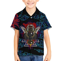 Odin Raven Viking Hawaiian Shirt with Valknut and Runes Norse Mythology and Magic Tribute - Wonder Print Shop