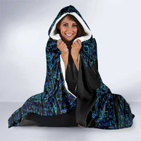Odin Raven Viking Hooded Blanket with Valknut and Runes Norse Mythology and Magic Tribute - Wonder Print Shop