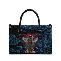 Odin Raven Viking Leather Bag with Valknut and Runes Norse Mythology and Magic Tribute - Wonder Print Shop