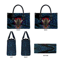 Odin Raven Viking Leather Bag with Valknut and Runes Norse Mythology and Magic Tribute - Wonder Print Shop