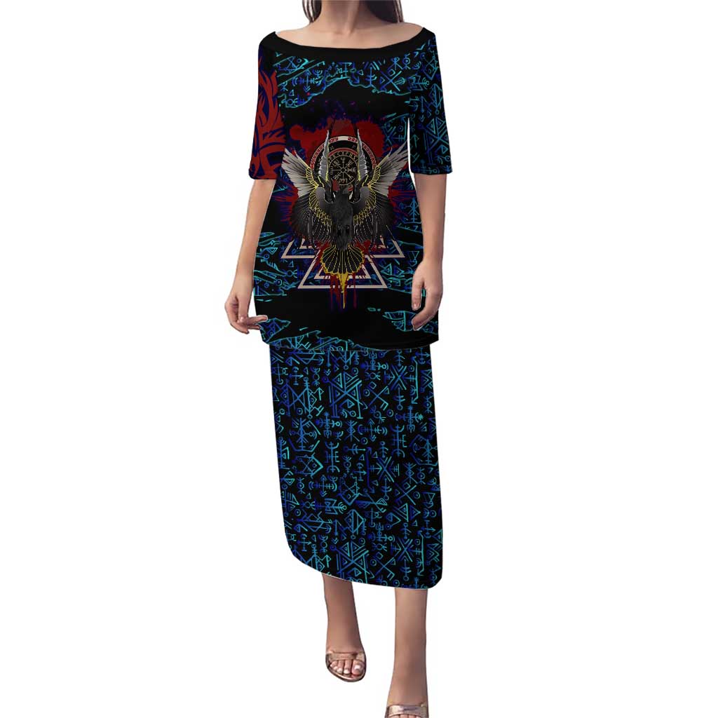 Odin Raven Viking Puletasi with Valknut and Runes Norse Mythology and Magic Tribute - Wonder Print Shop